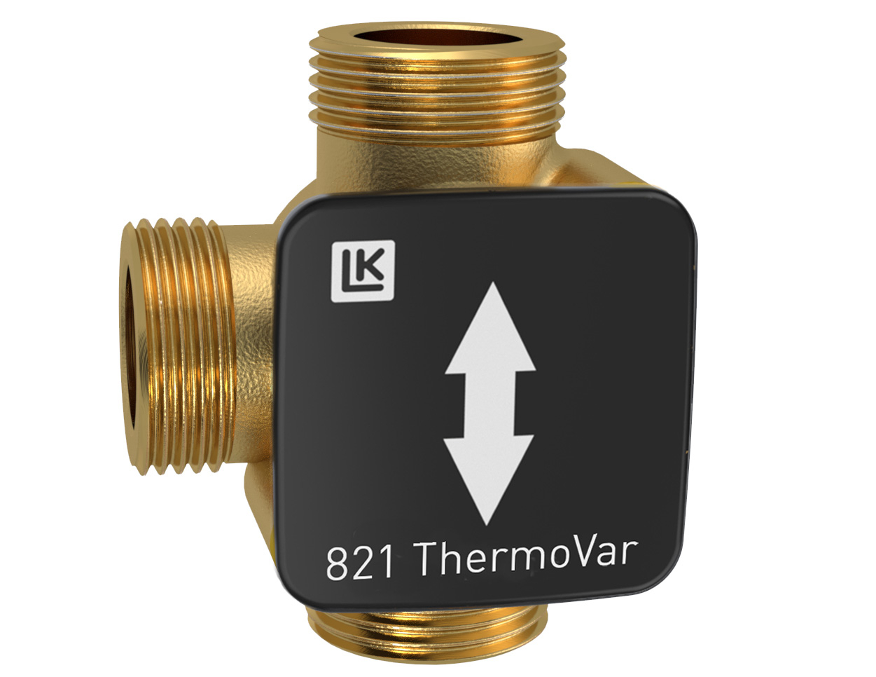 LK 822 ThermoBac Триходовий зворотний клапан, корпус латунь ВВВ 1 1/4"х 61C